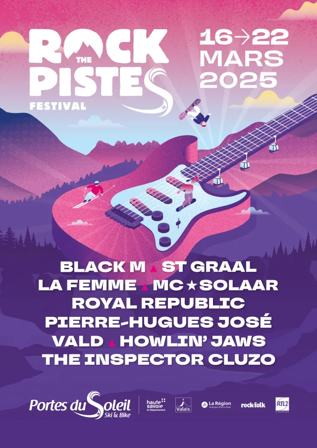 Rock The Pistes Affiche 2025 A4 Prog Complete Bd